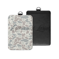 LIGHT GRAY DUCK CAMO ID BADGE HOLDER