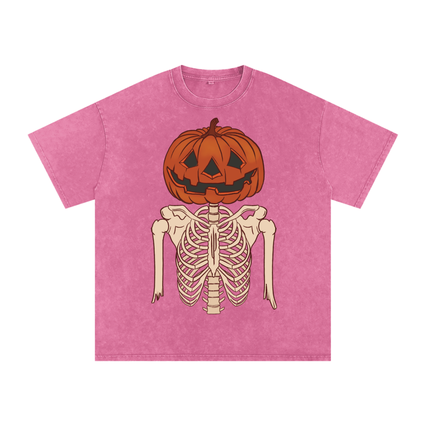 PUMPKIN BONES WASHED OVERSIZED TEE