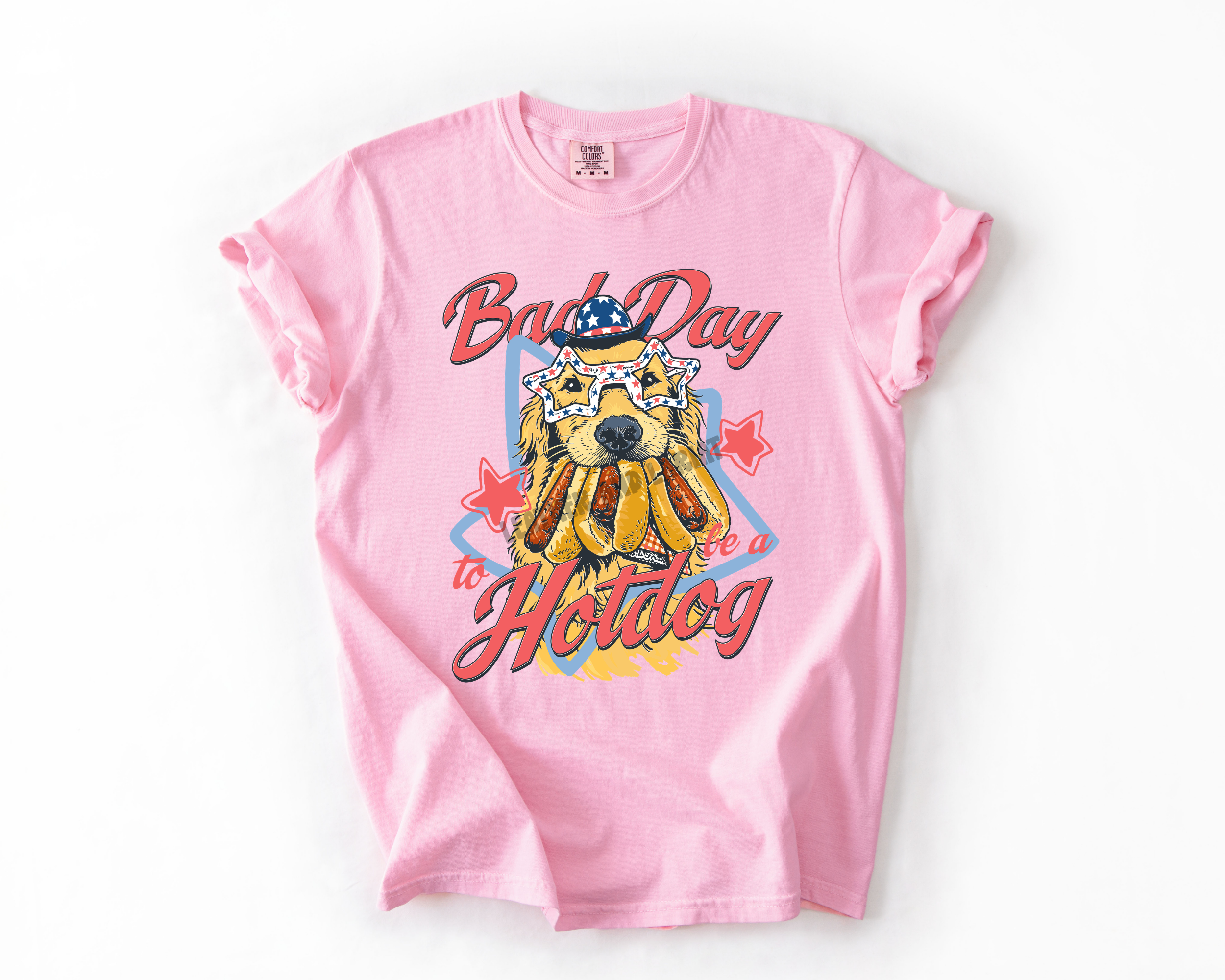 BAD DAY TO BE A HOT DOG COMFORT COLORS TEE