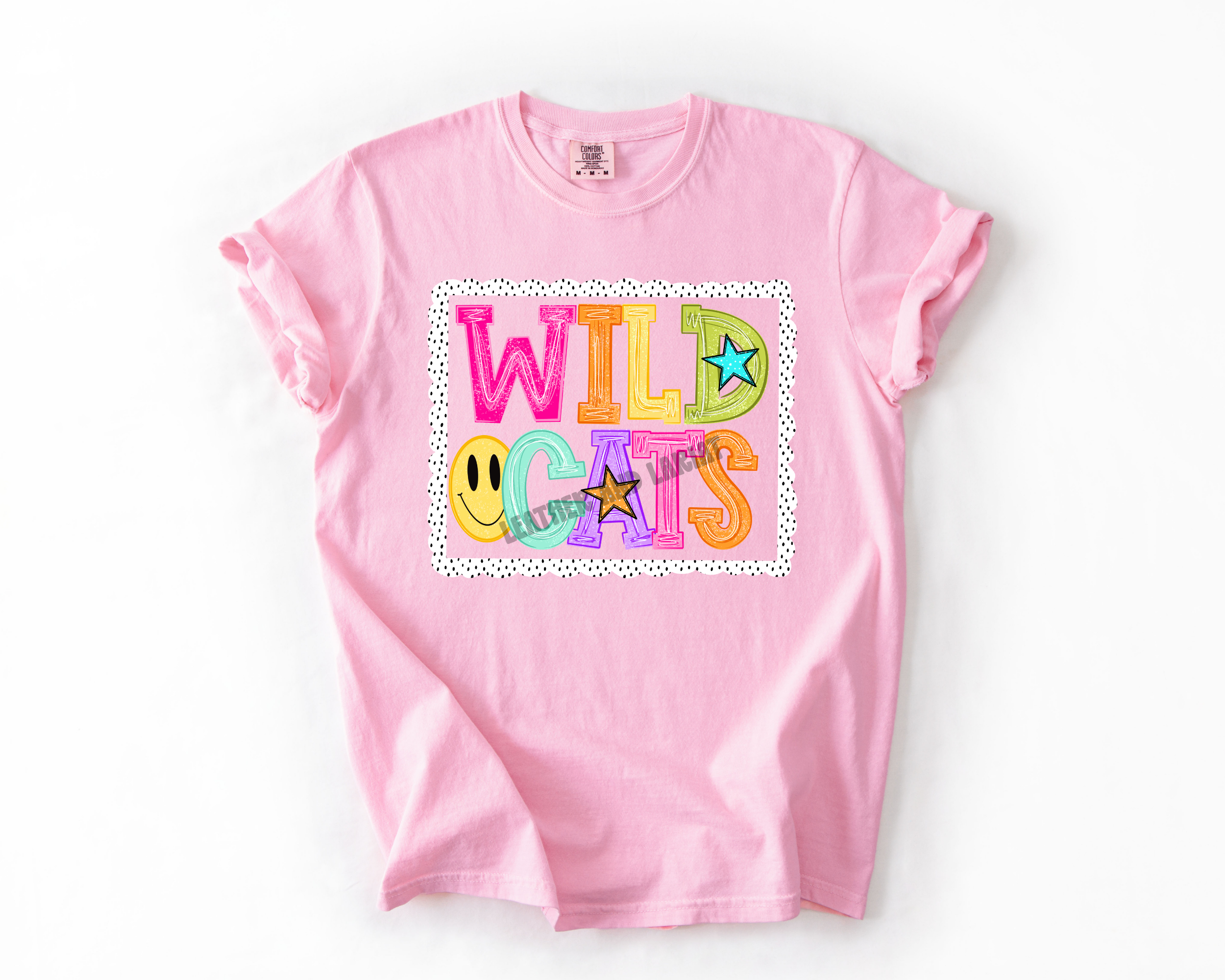 PREPPY WILDCATS GAME DAY COMFORT COLORS TEE