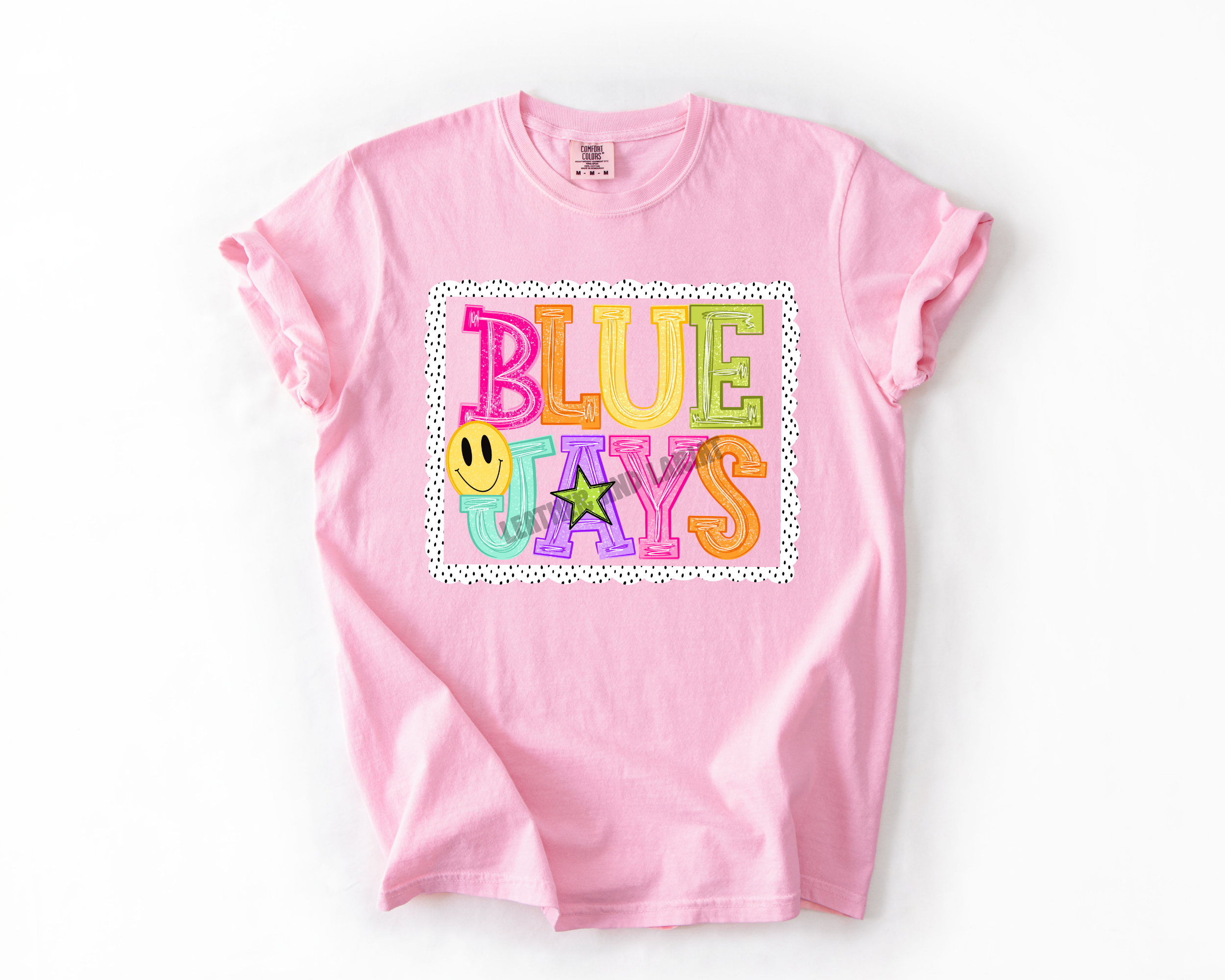 PREPPY BLUE JAYS GAME DAY COMFORT COLORS TEE