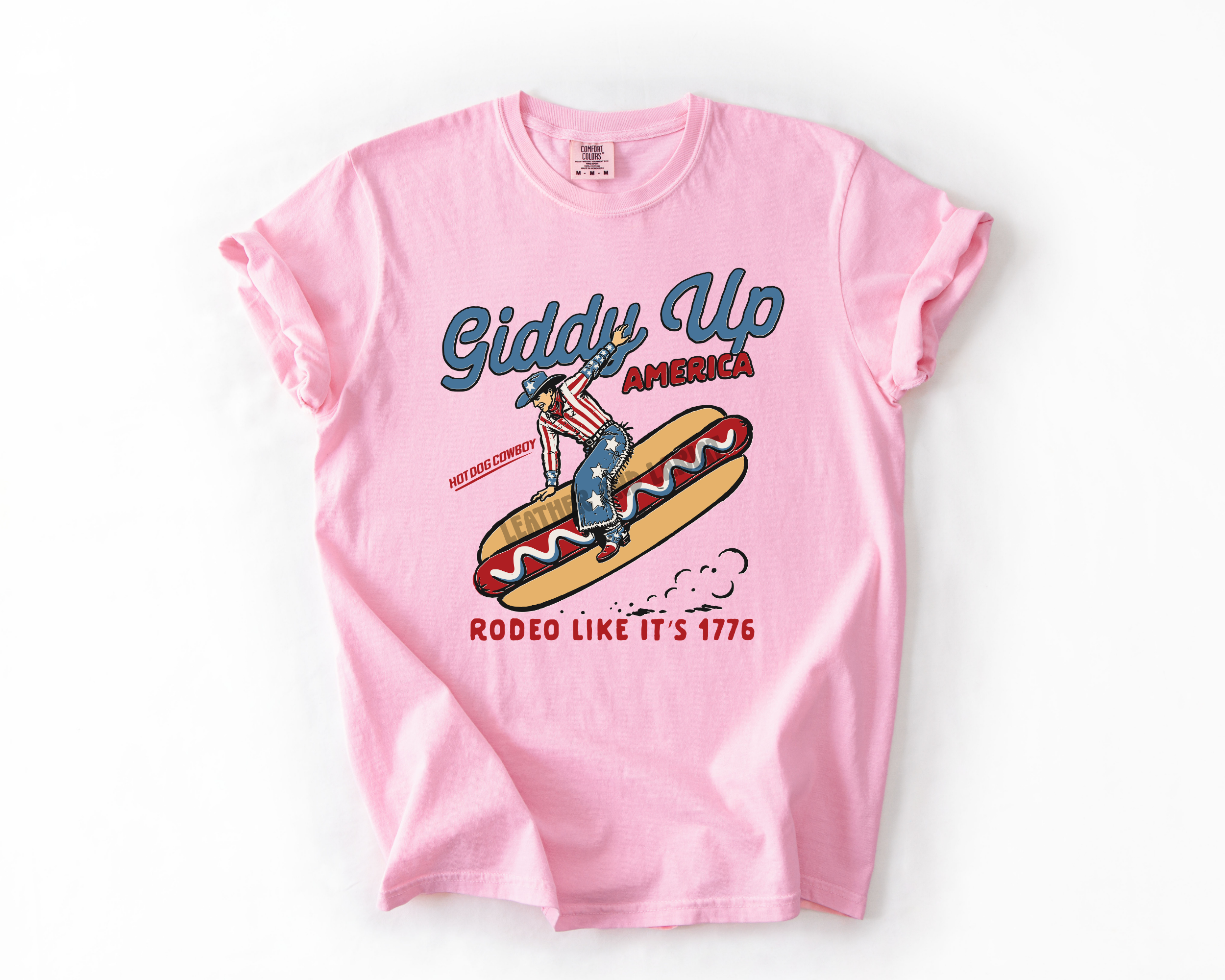 GIDDY UP AMERICA COMFORT COLORS TEE