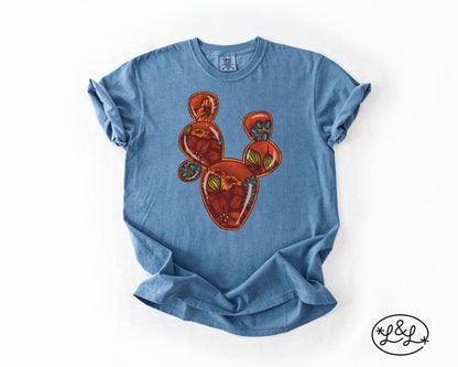 Fall Cactus Comfort Colors Tee