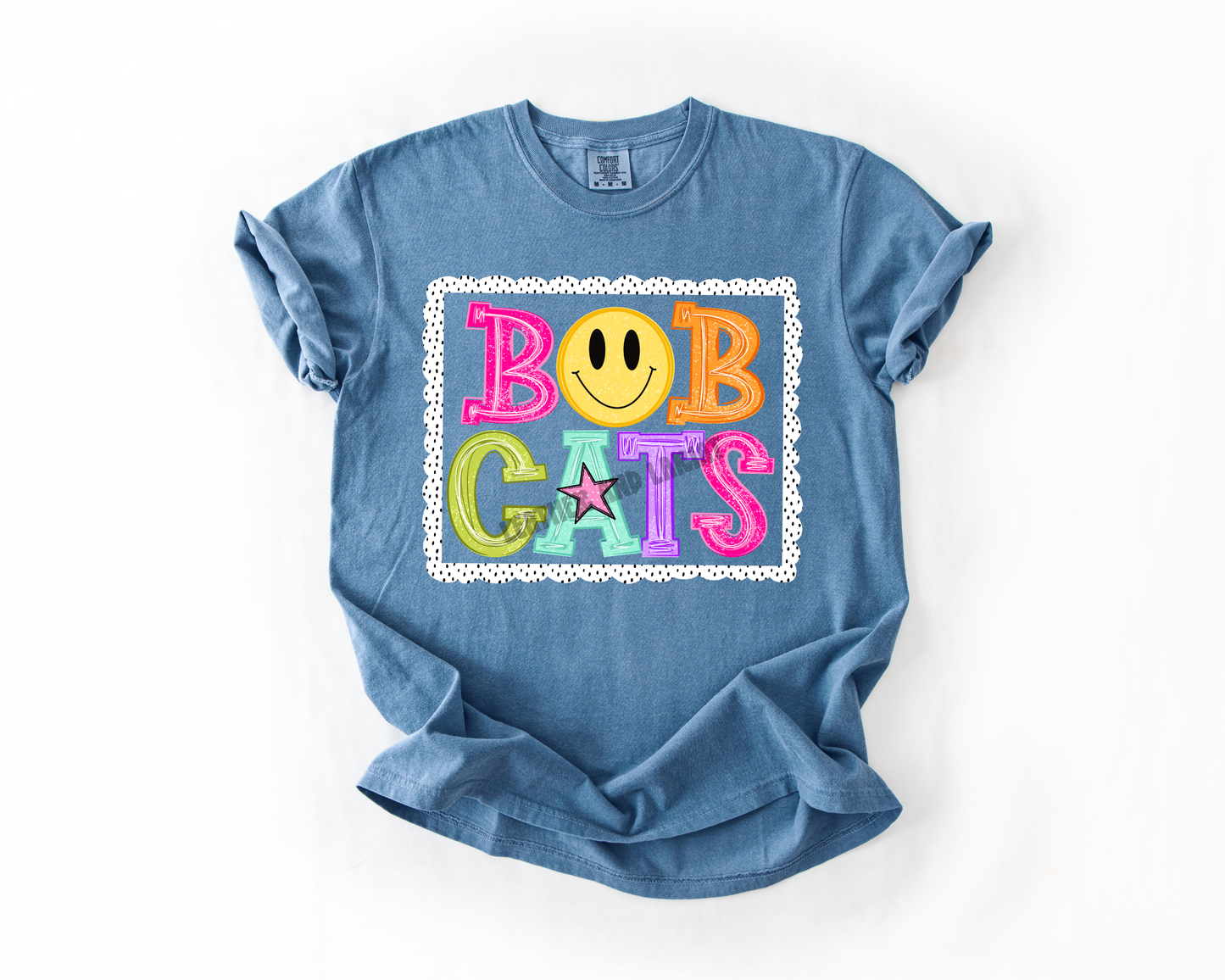 PREPPY BOBCATS GAME DAY COMFORT COLORS TEE