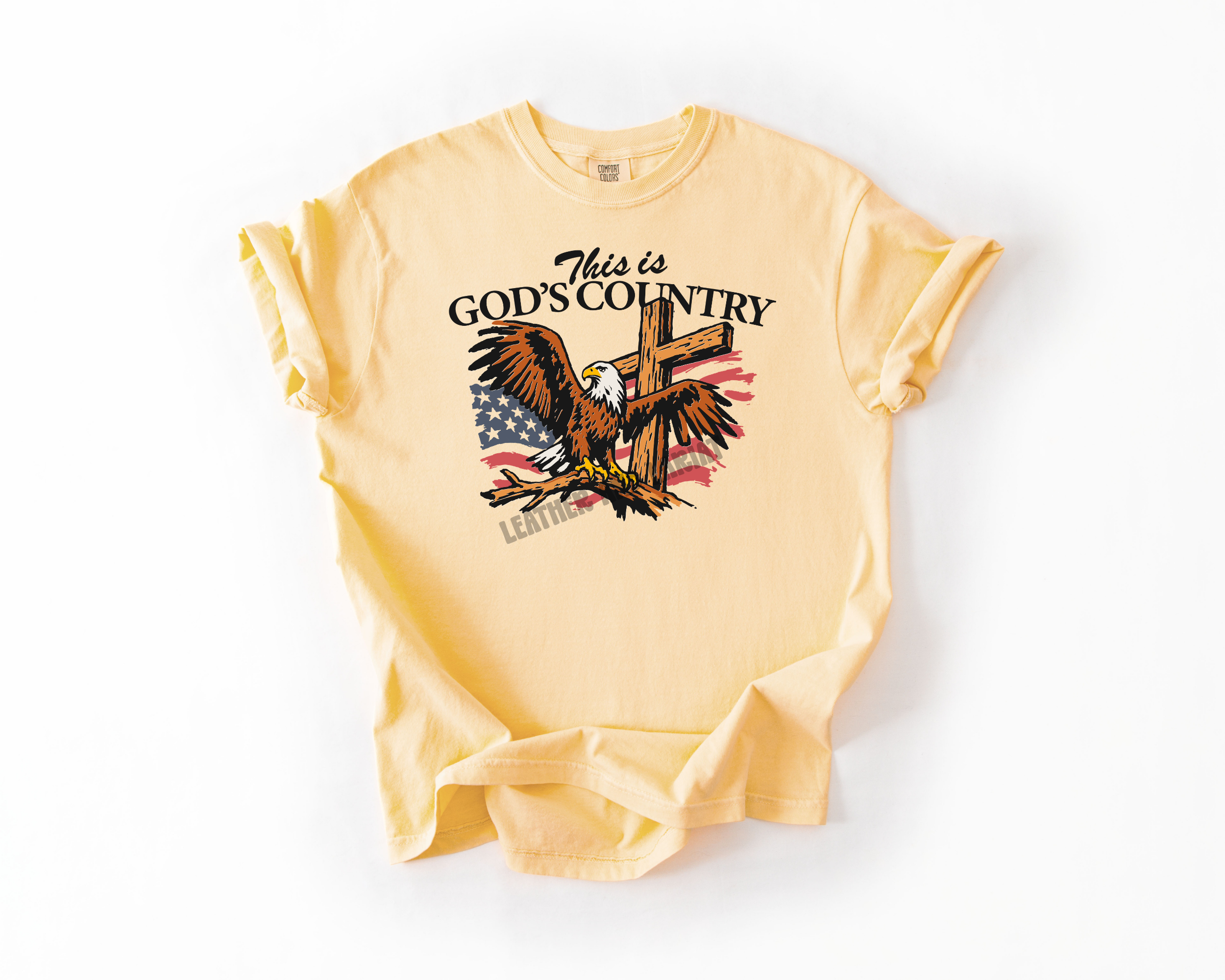 THIS IS GODS COUNTRY COMFORT COLORS TEE