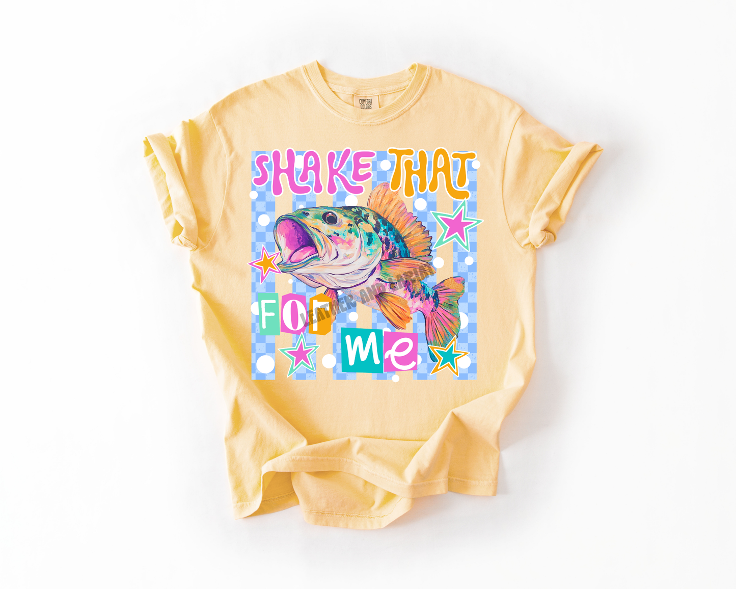 SHAKE THAT BASS FOR ME COMFORT COLORS TEE