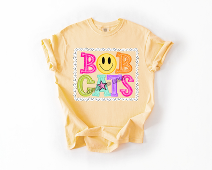 PREPPY BOBCATS GAME DAY COMFORT COLORS TEE