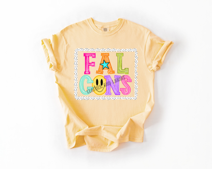 PREPPY FALCONS GAME DAY COMFORT COLORS TEE