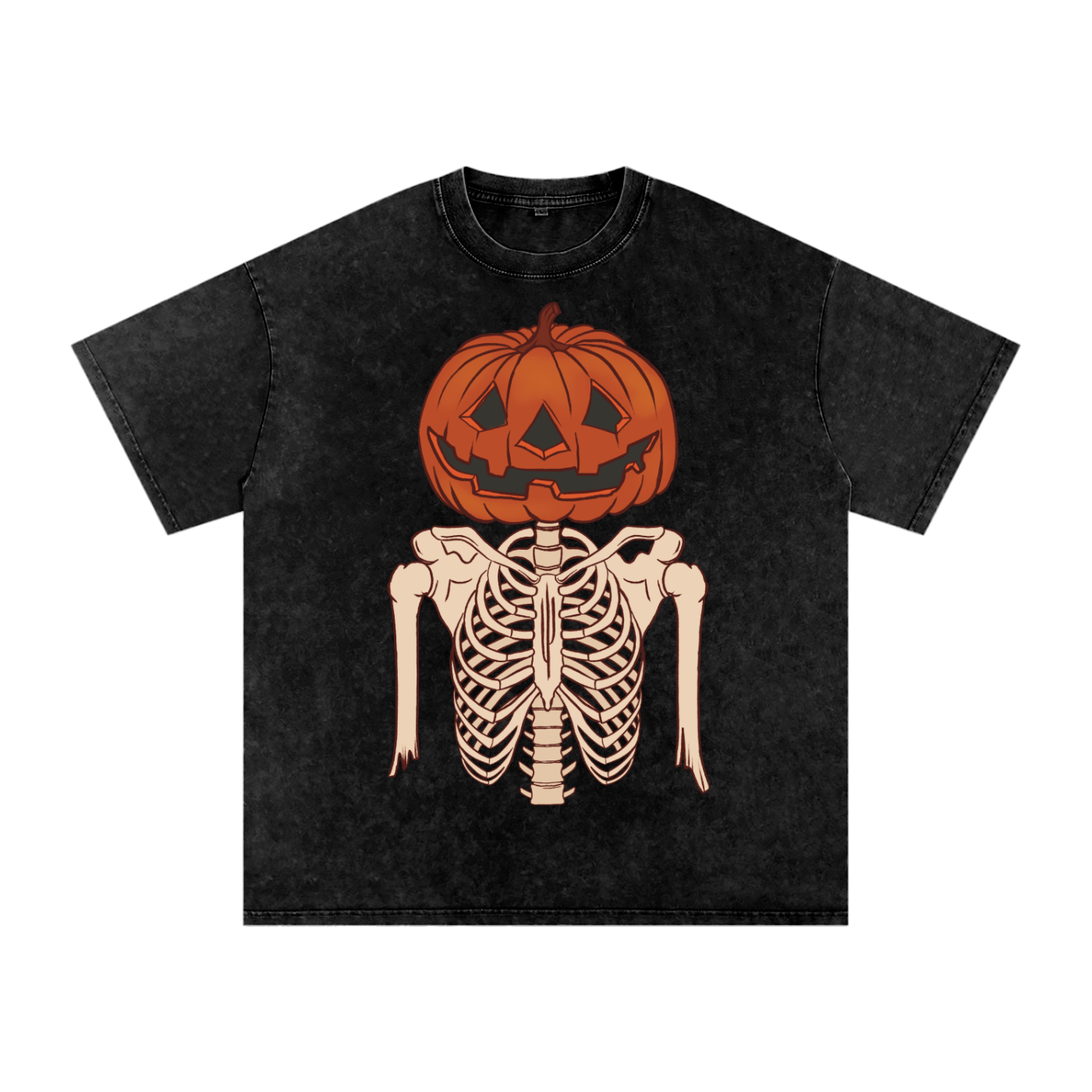 PUMPKIN BONES WASHED OVERSIZED TEE