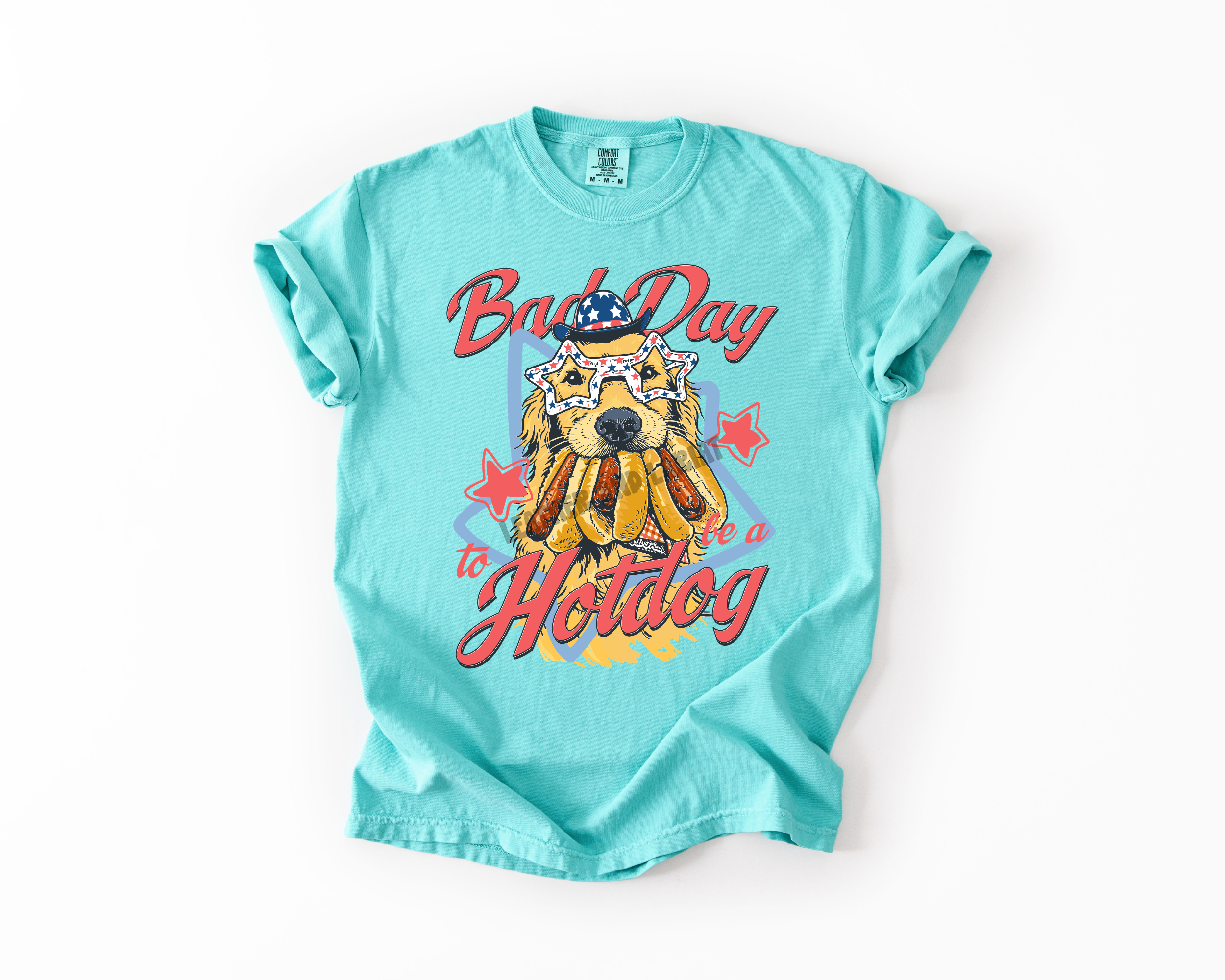 BAD DAY TO BE A HOT DOG COMFORT COLORS TEE