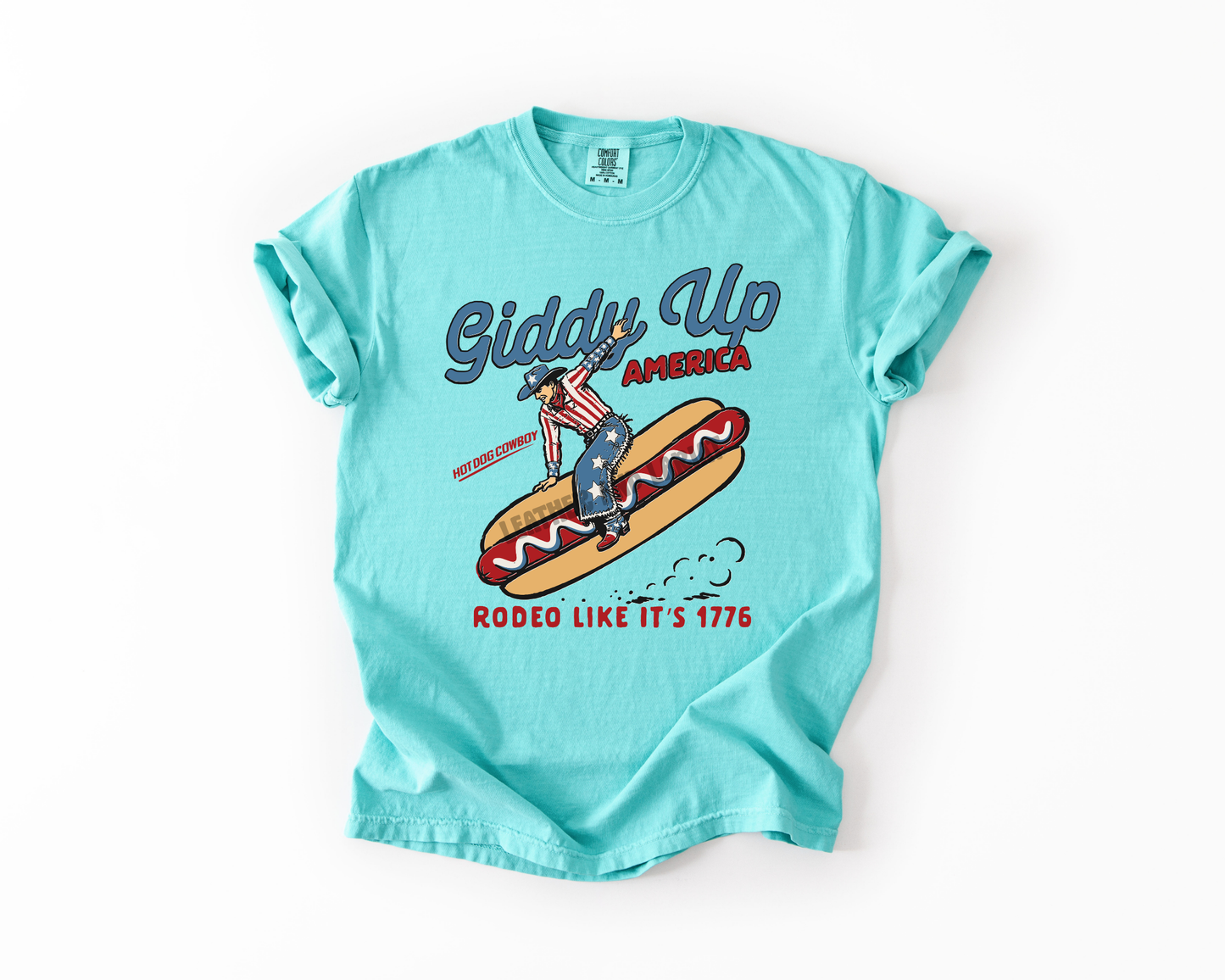 GIDDY UP AMERICA COMFORT COLORS TEE