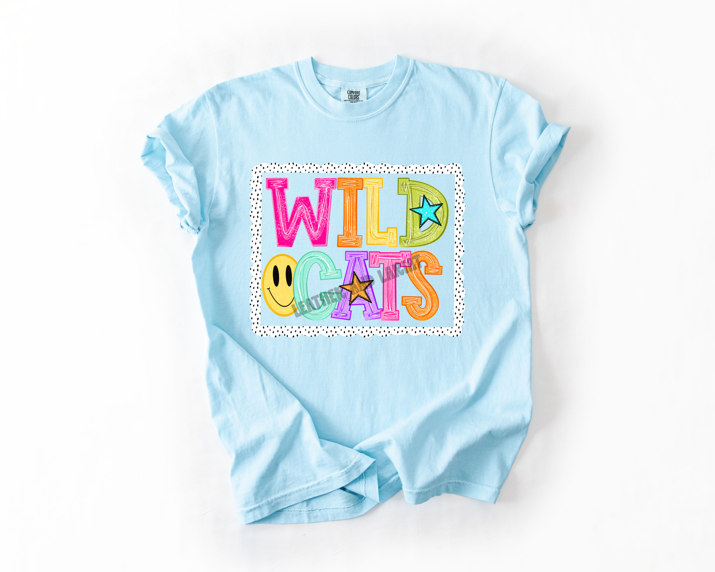 PREPPY WILDCATS GAME DAY COMFORT COLORS TEE