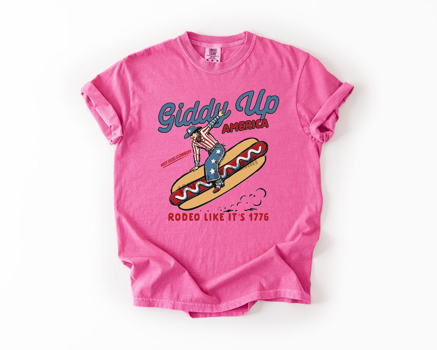 GIDDY UP AMERICA COMFORT COLORS TEE