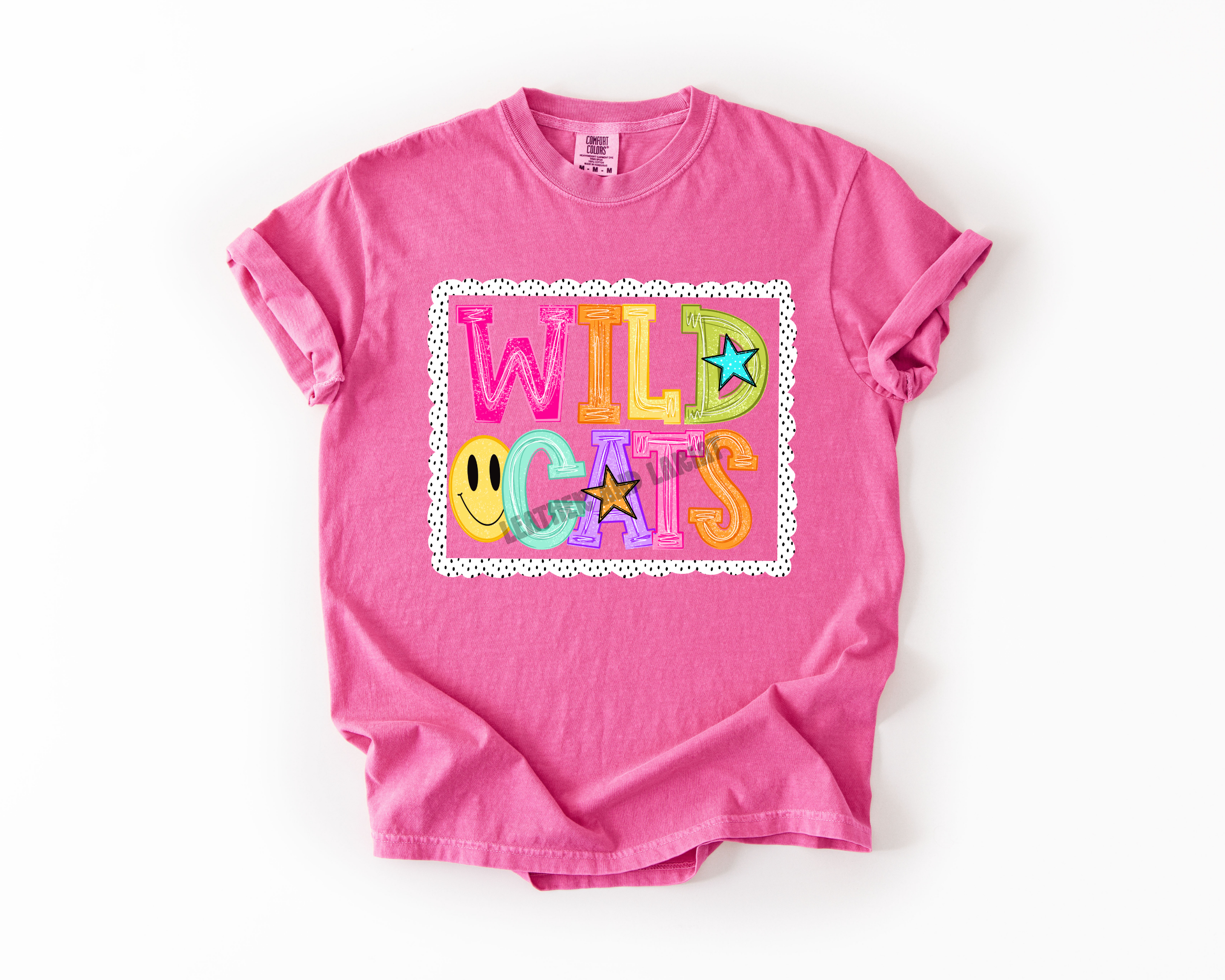 PREPPY WILDCATS GAME DAY COMFORT COLORS TEE