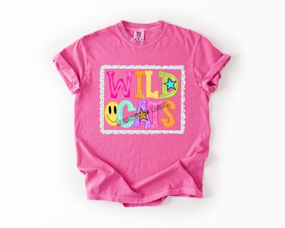 PREPPY WILDCATS GAME DAY COMFORT COLORS TEE