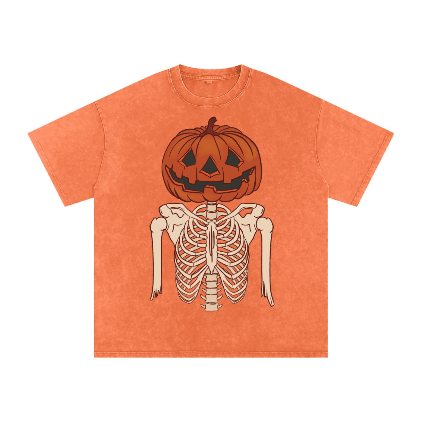PUMPKIN BONES WASHED OVERSIZED TEE