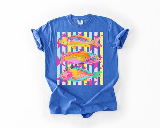 NEON FISH COMFORT COLOR TEE