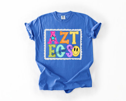 PREPPY AZTECS GAME DAY COMFORT COLORS TEE