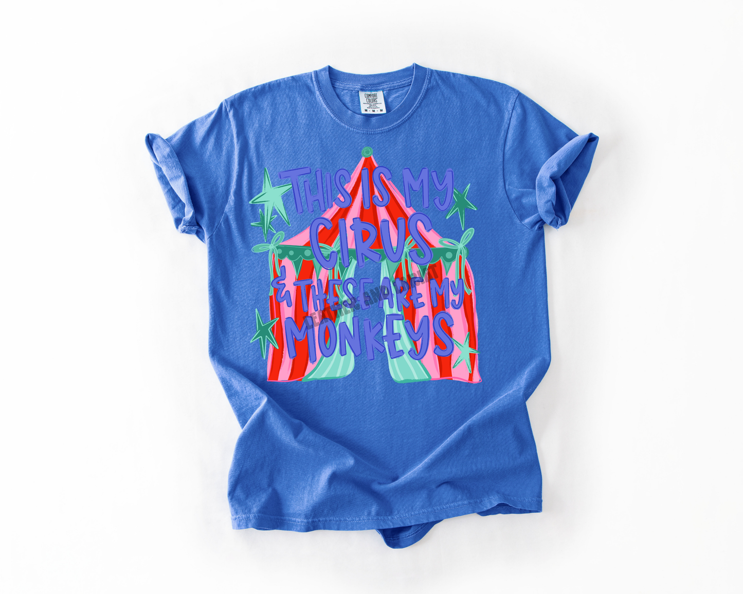 THIS IS MY CIRCUS AND THESE ARE MY MONKEYS COMFORT COLORS TEE