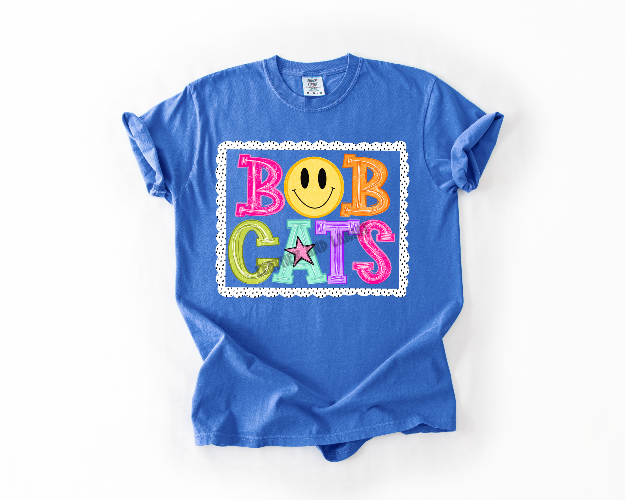 PREPPY BOBCATS GAME DAY COMFORT COLORS TEE