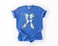 TURQUOISE BRANDED COMFORT COLORS TEE