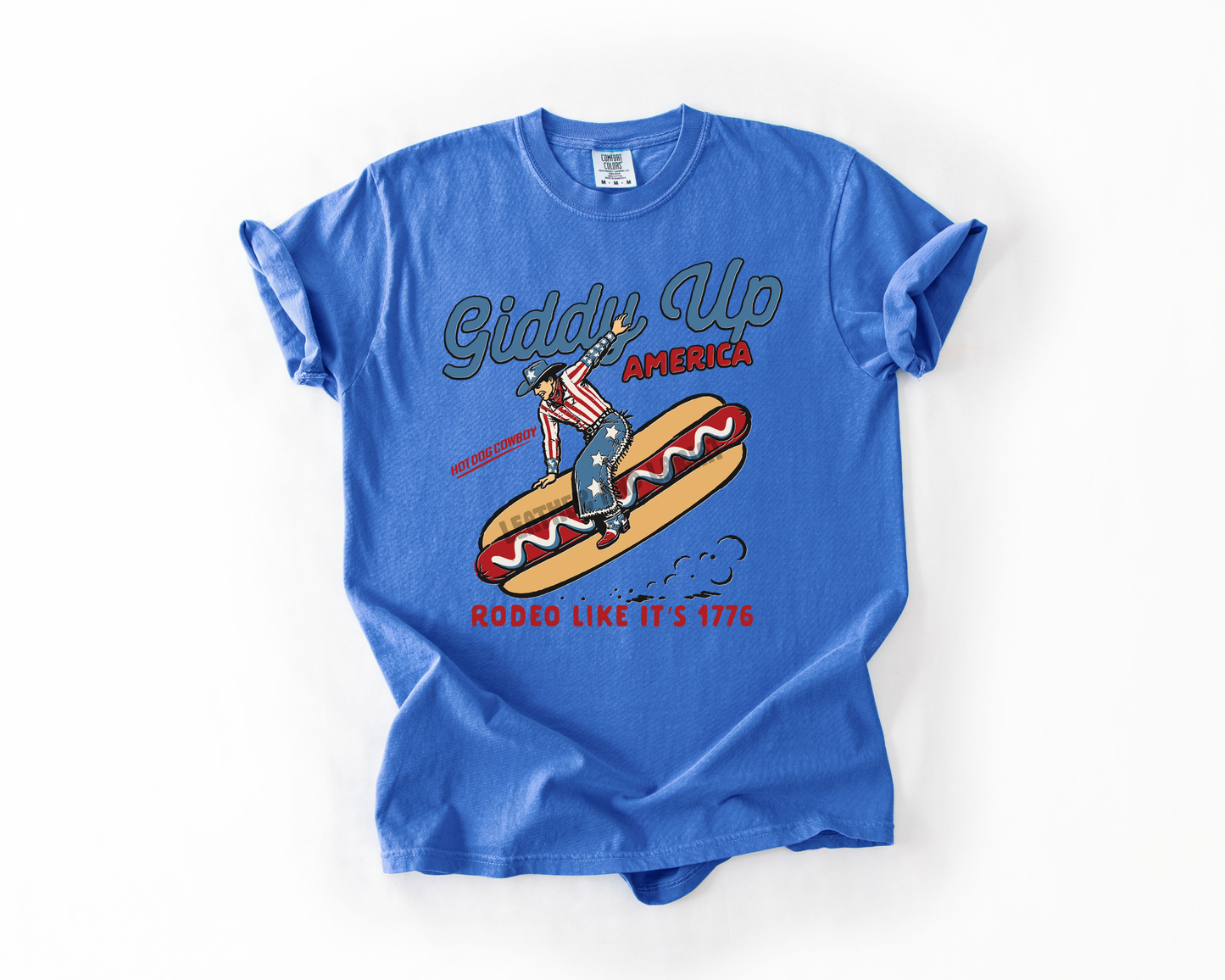 GIDDY UP AMERICA COMFORT COLORS TEE