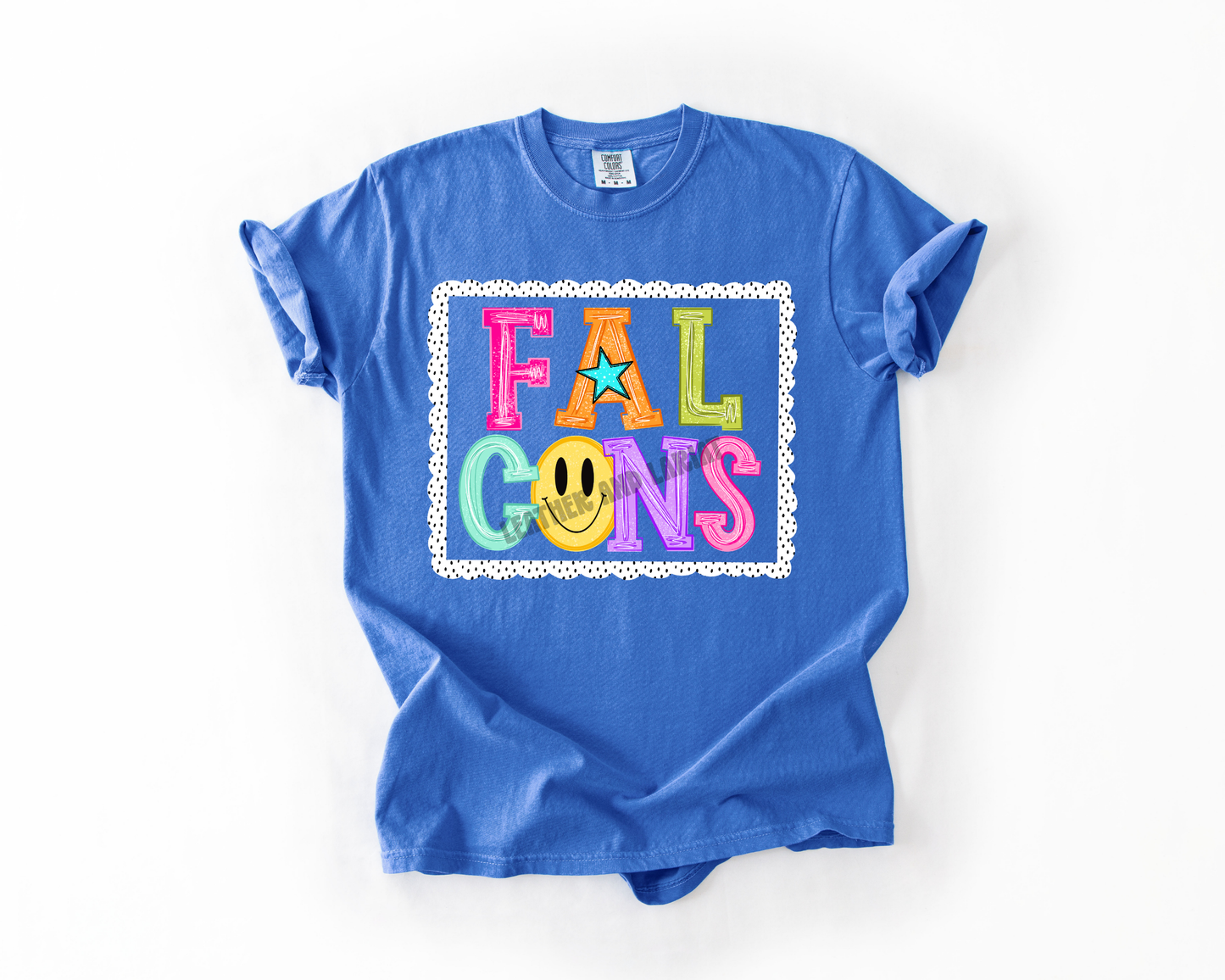 PREPPY FALCONS GAME DAY COMFORT COLORS TEE