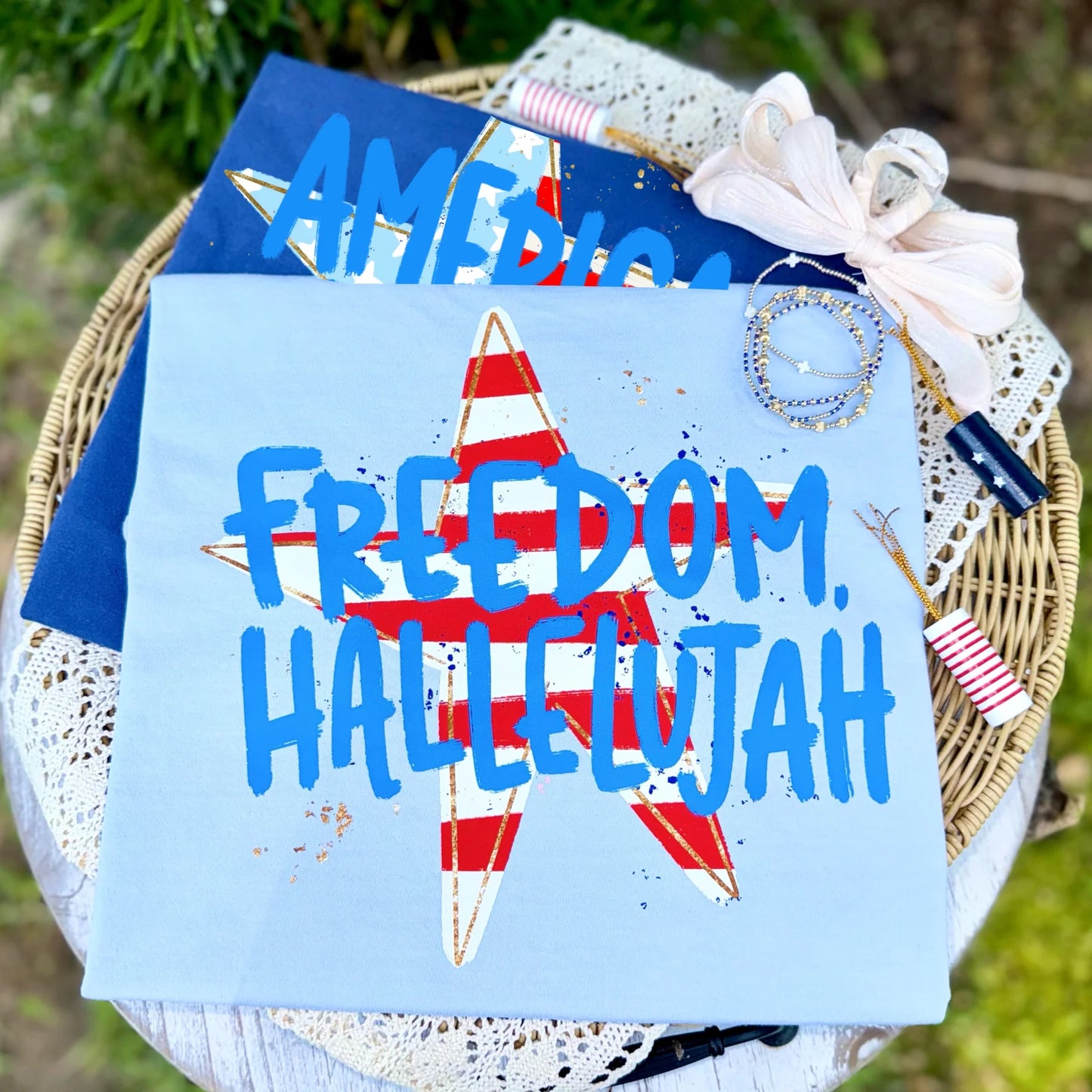 FREEDOM hallelujah COMFORT COLORS TEE