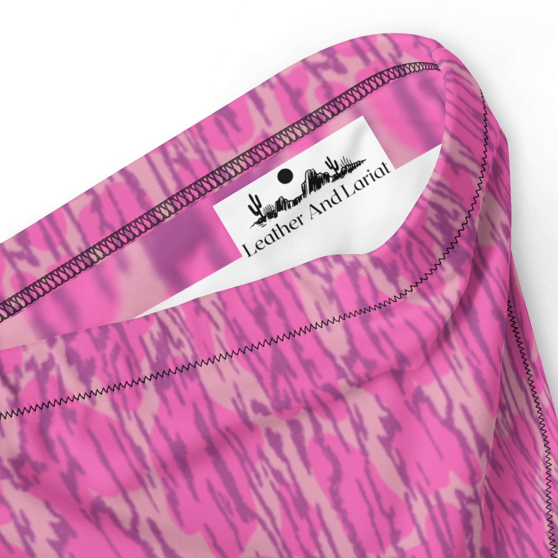 Pink Bottomlands Camo Recycled high-waisted bikini bottom | Trendy Camo Women’s Swimwear | Camo swimwear | Matching swimwear