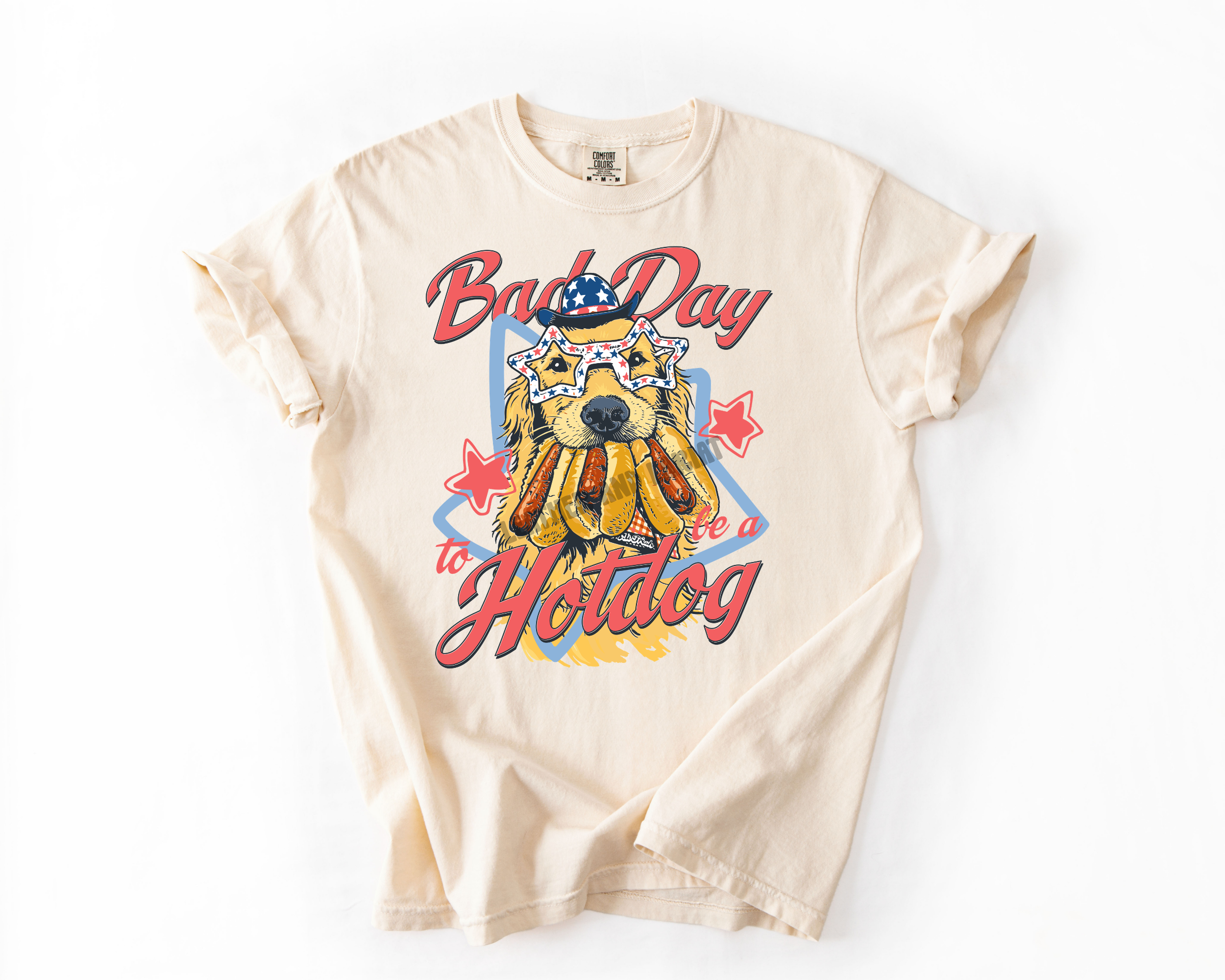BAD DAY TO BE A HOT DOG COMFORT COLORS TEE