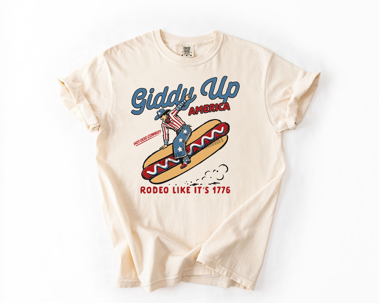 GIDDY UP AMERICA COMFORT COLORS TEE