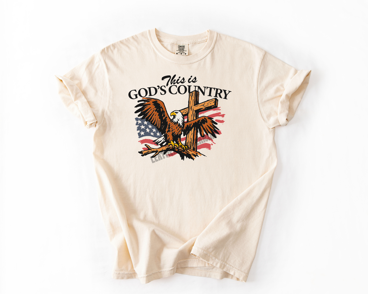 THIS IS GODS COUNTRY COMFORT COLORS TEE