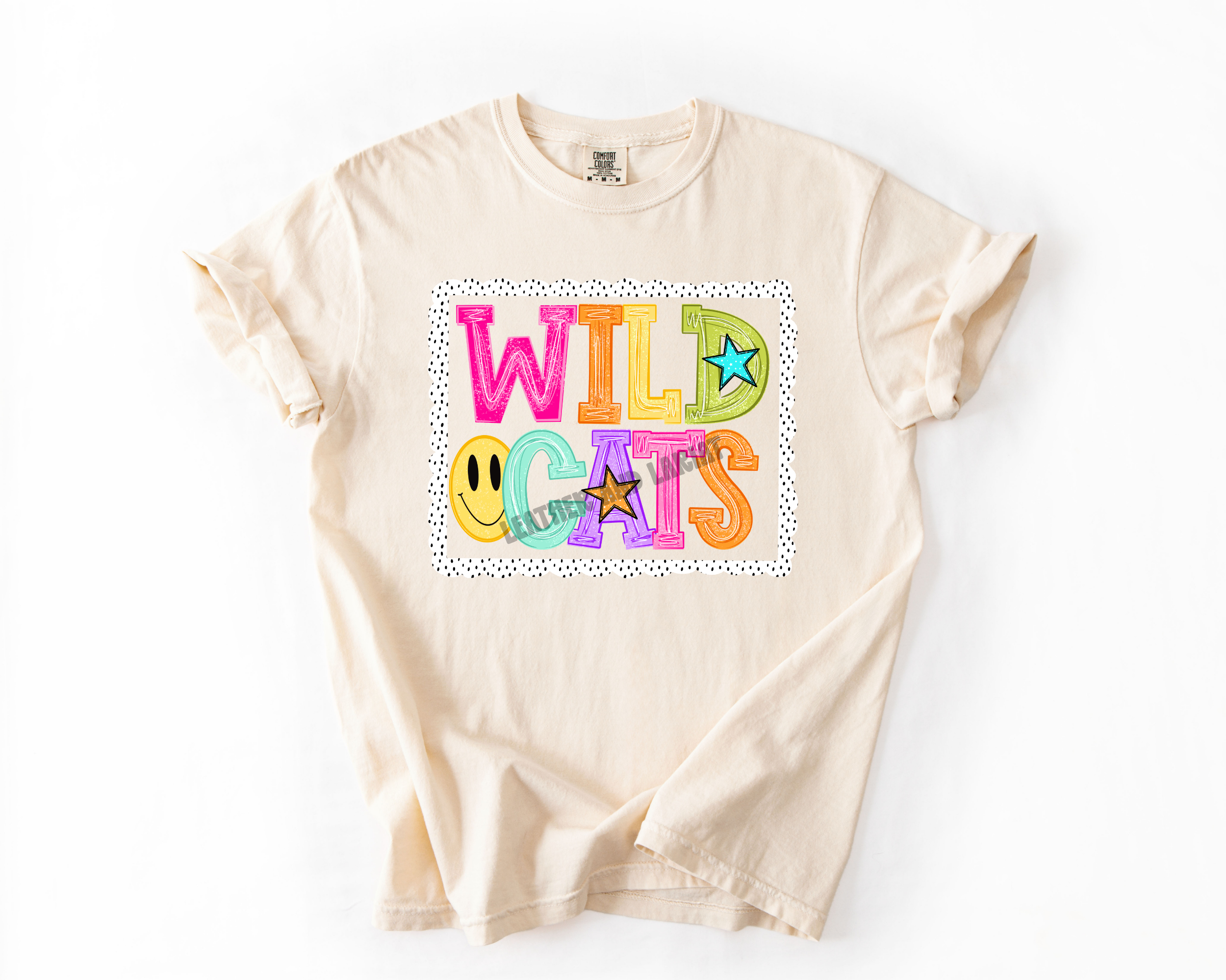 PREPPY WILDCATS GAME DAY COMFORT COLORS TEE