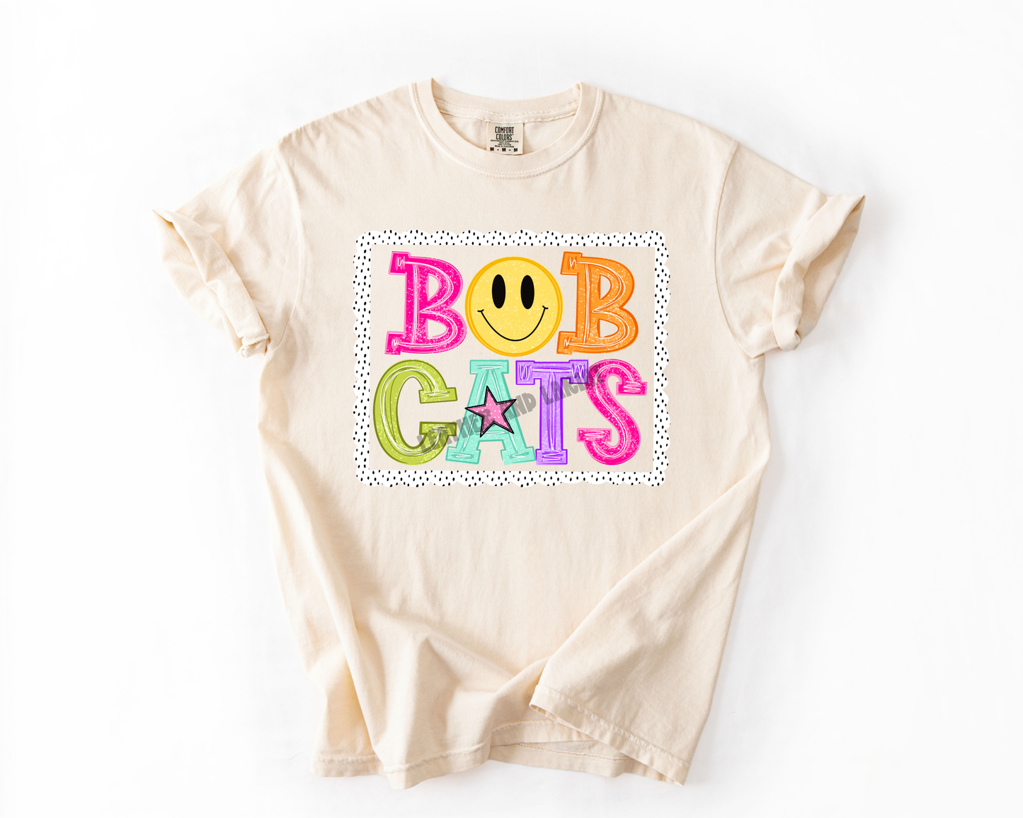 PREPPY BOBCATS GAME DAY COMFORT COLORS TEE