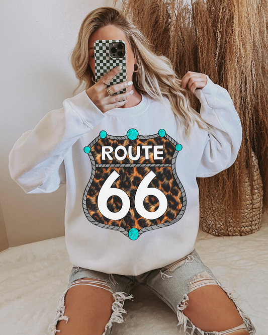ROUTE 66 ALL FAUX CHEETAH FUR