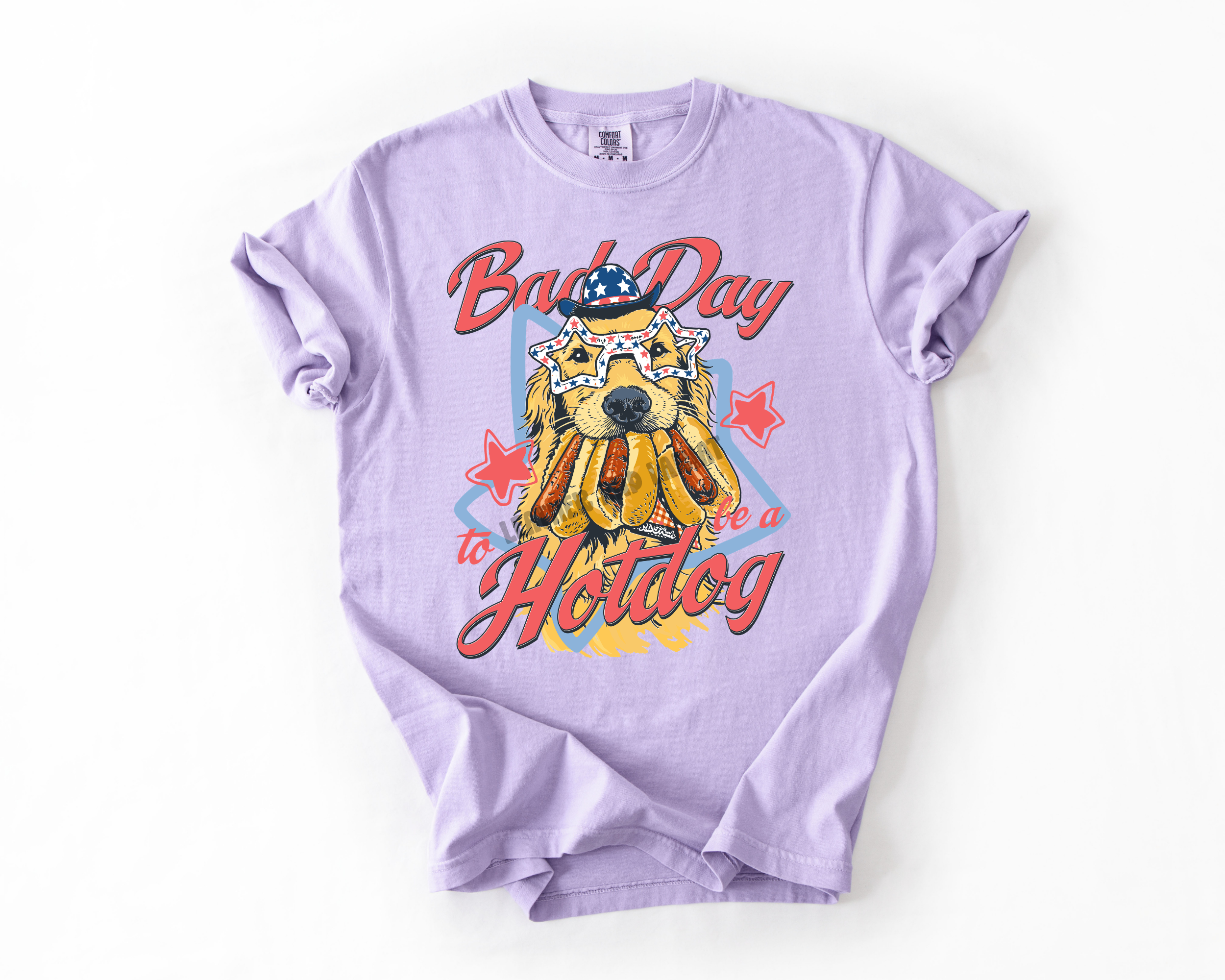 BAD DAY TO BE A HOT DOG COMFORT COLORS TEE