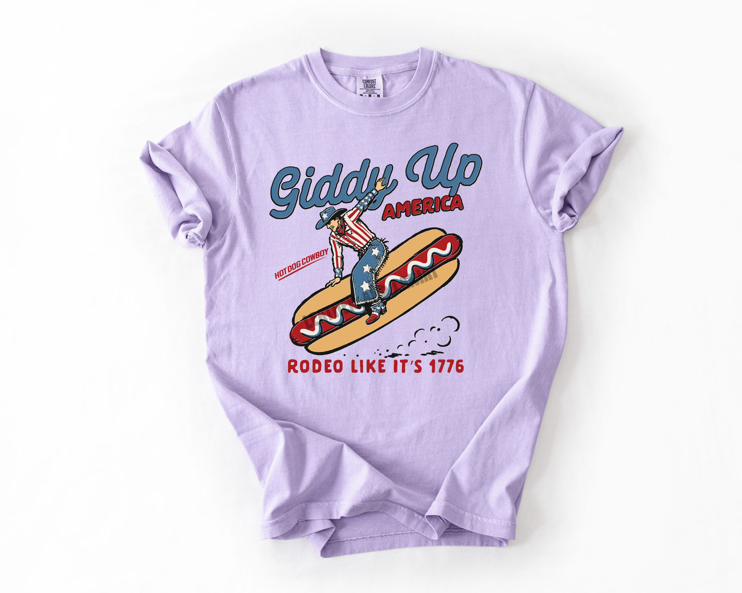 GIDDY UP AMERICA COMFORT COLORS TEE