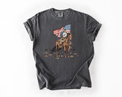 PATRIOTIC COWBOY COMFORT COLORS TEE