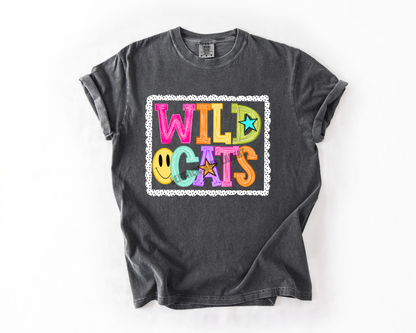 PREPPY WILDCATS GAME DAY COMFORT COLORS TEE