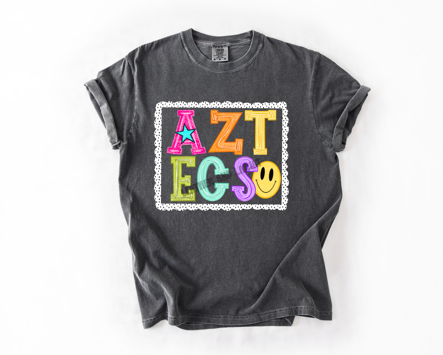 PREPPY AZTECS GAME DAY COMFORT COLORS TEE