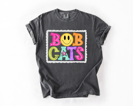 PREPPY BOBCATS GAME DAY COMFORT COLORS TEE