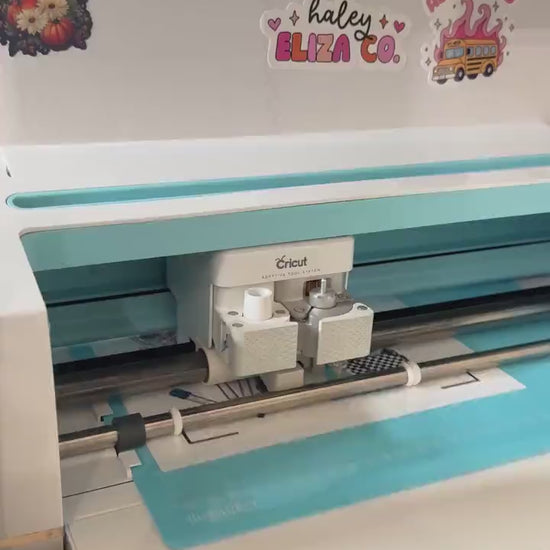 Turquoise And Redbull Hairstylists Essentails Sticker