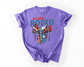 RED WHITE AND RODEO COMFORT COLORS TEE