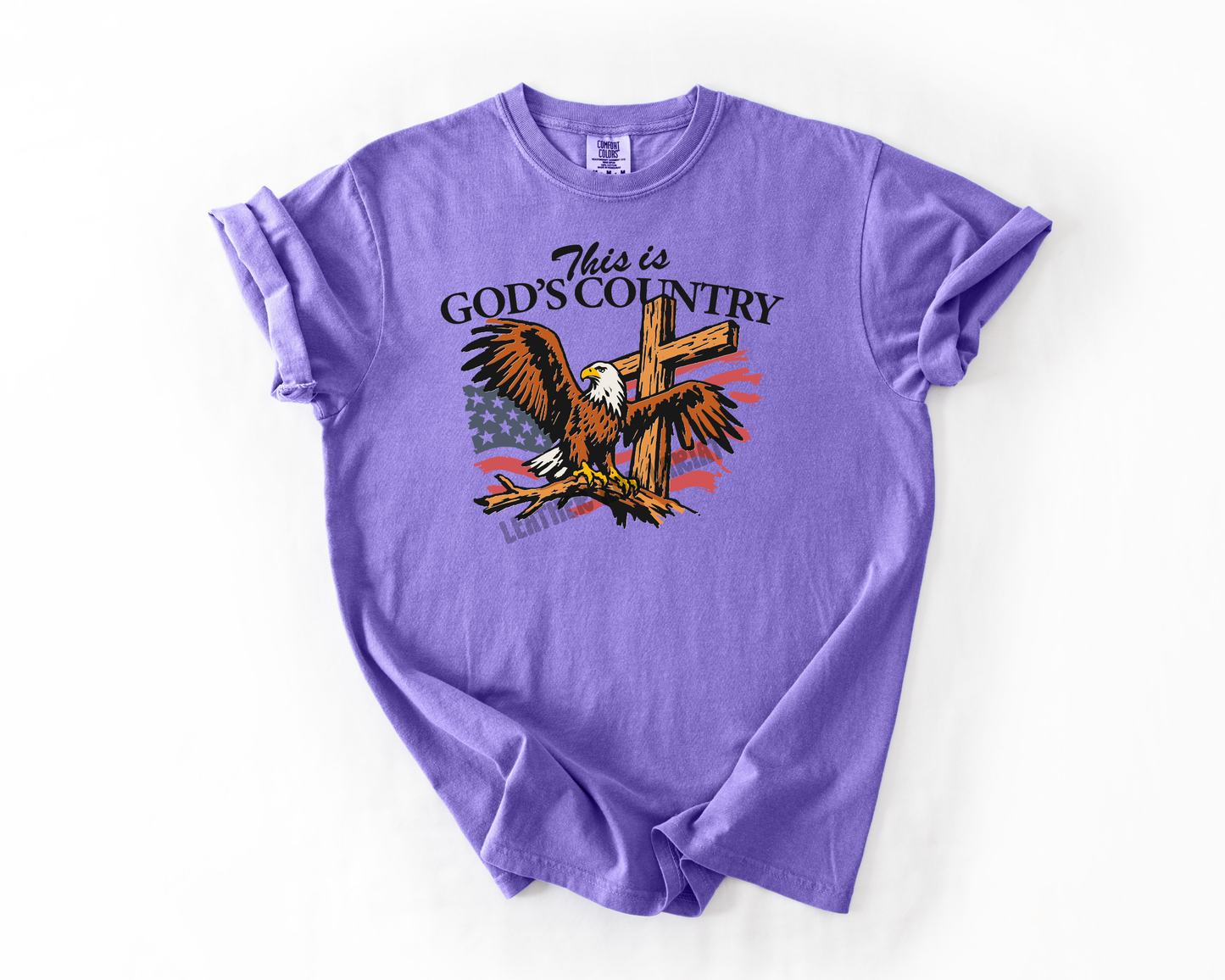 THIS IS GODS COUNTRY COMFORT COLORS TEE