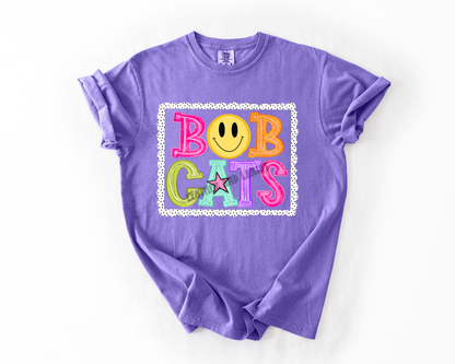PREPPY BOBCATS GAME DAY COMFORT COLORS TEE