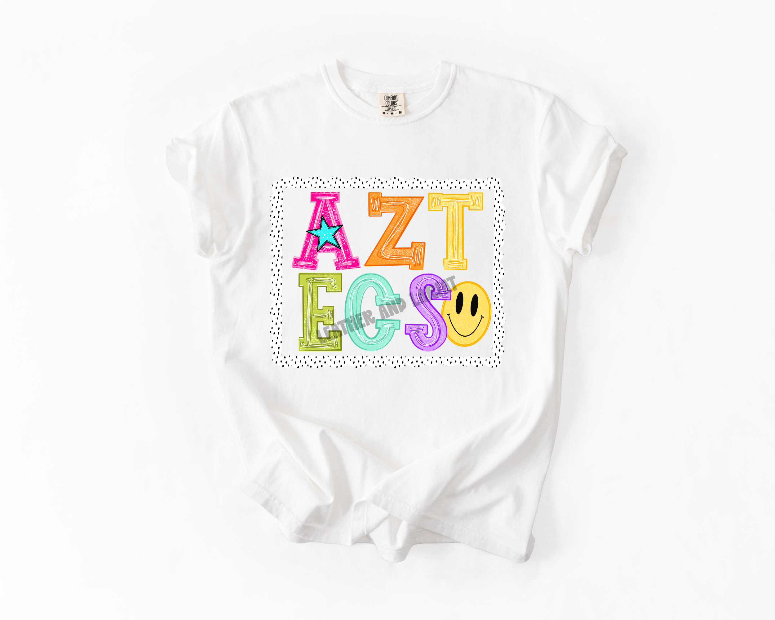 PREPPY AZTECS GAME DAY COMFORT COLORS TEE