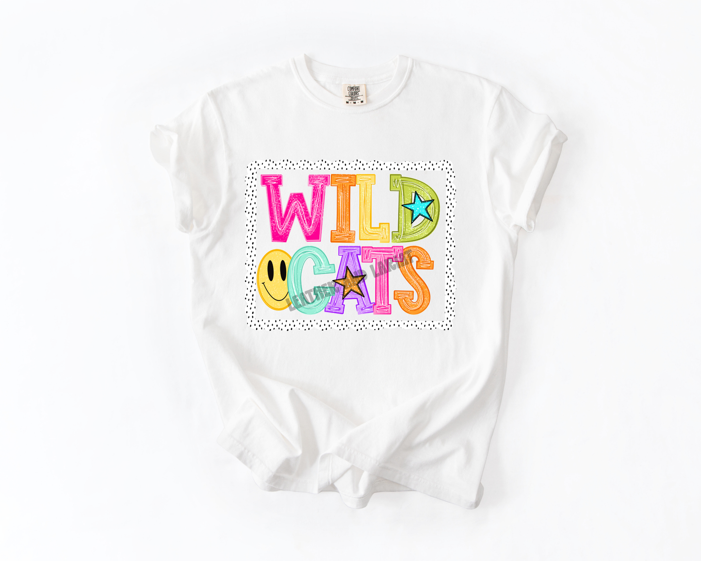PREPPY WILDCATS GAME DAY COMFORT COLORS TEE